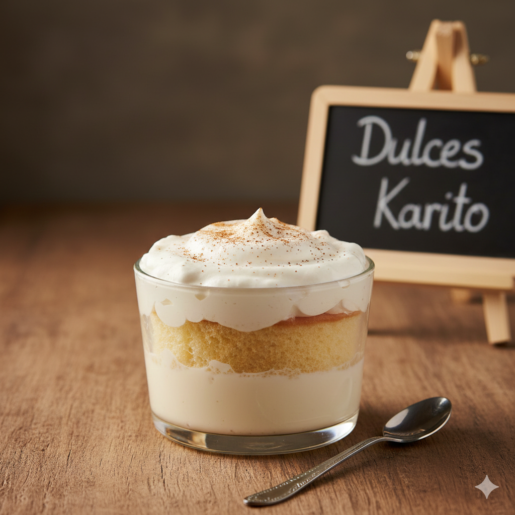 Torta tres leches casera de Dulces Karito